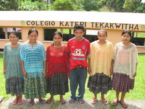 Scholarship Recipients at school