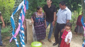 clean water delivered to mayan villagers of Lagunita Salvador