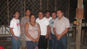 Our leadership team in Guatemala. The group is an officially formed non profit corporation in Guatemala, named “Asociacion y Centro Cultural Maya Q’eqchi’”. Those pictured form the board of directors and are responsible for the management of our projects. From left to right: Macario, Miguel Angel, Olga, Francisco, Luis, Arnoldo, and Enrique.