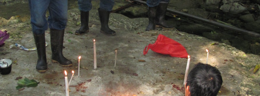 Mayan ceremony for new water project